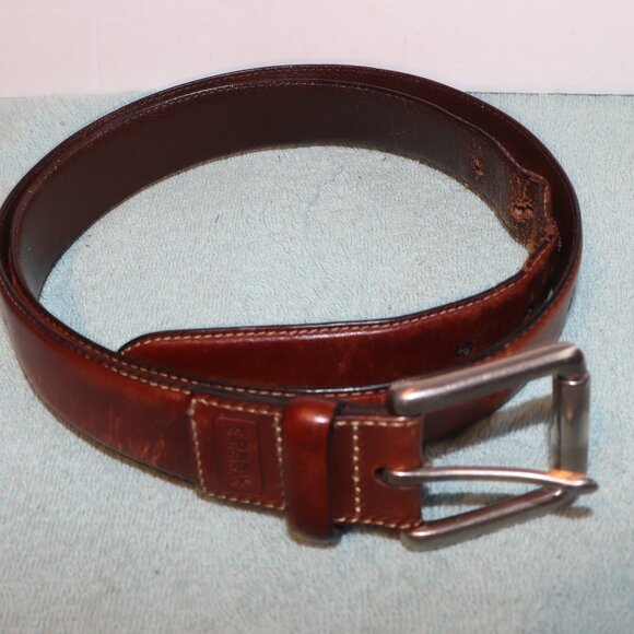 Fossil Men's Brown Belt Size 38 - Picture 1 of 9